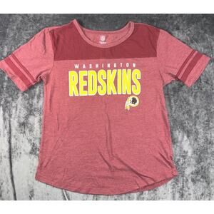 Washington Redskins NFL Team Apparel Burgundy T-Shirt Womens Medium Short Sleeve